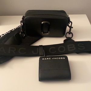 Marc Jacobs - Camera Bag & Wallet (SOLD AS SET)